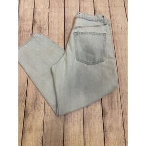 GAP Light Gray Straight Leg Jeans